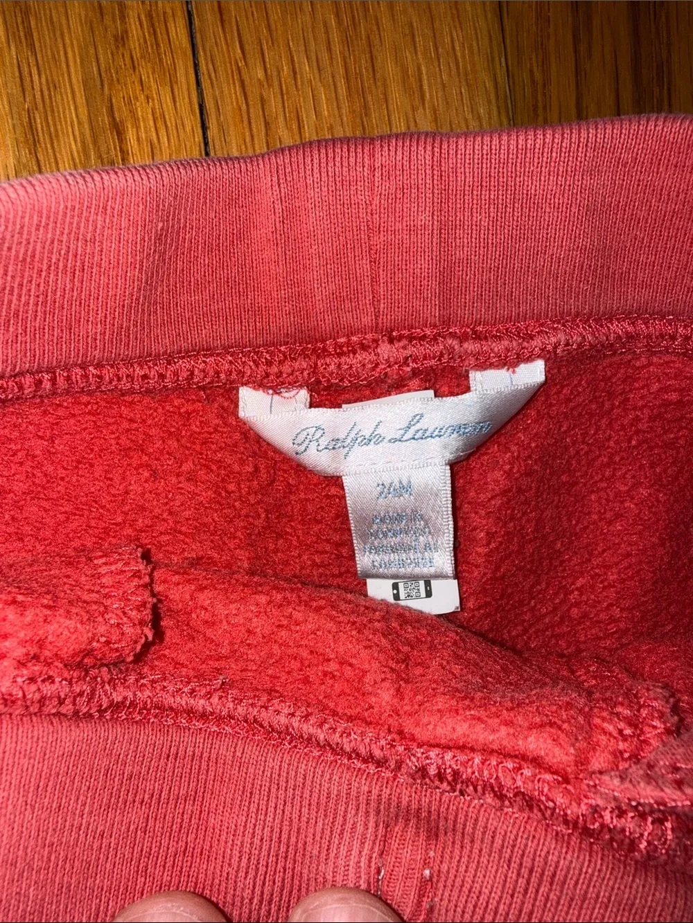 Ralph Lauren Girls Coral Drawstring Jersey Shorts